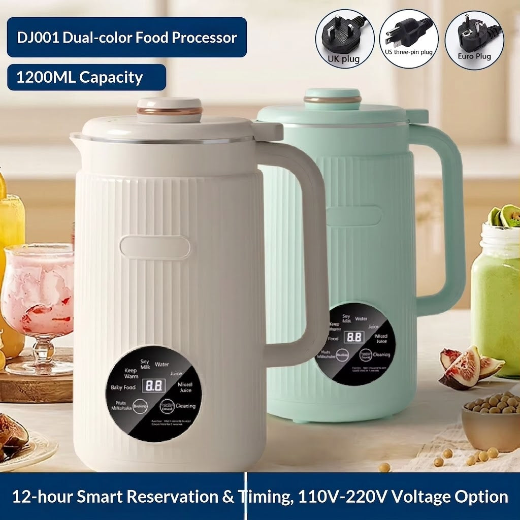 8-in-1 Nut Milk Maker, Soy Milk Maker for Homemade Oat, Nut & Soy Milk, Smoothies, Juice & Rice Cereal