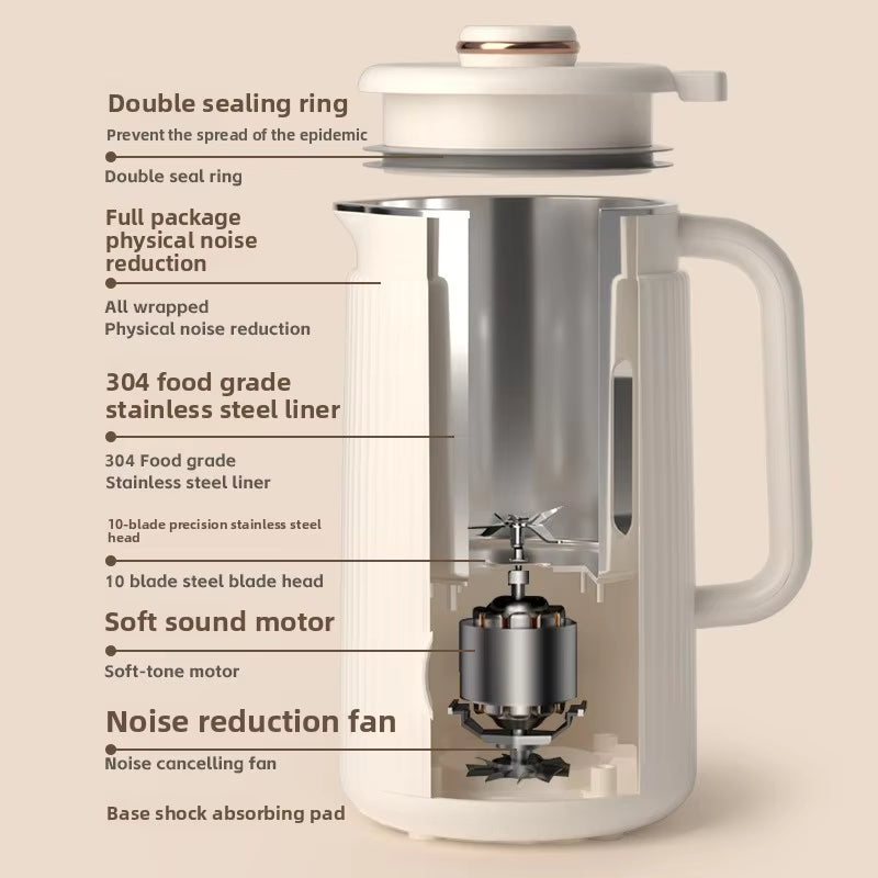 8-in-1 Nut Milk Maker, Soy Milk Maker for Homemade Oat, Nut & Soy Milk, Smoothies, Juice & Rice Cereal